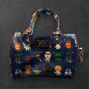 Loungefly Disney Star Wars Characters Tote Bag Purse